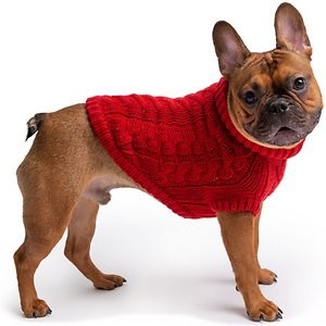 GF Pet Chalet Dog Sweater, Red, XXXX-Large