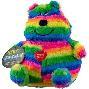 HeroDog Chuckle Bellies Bear Dog Toy