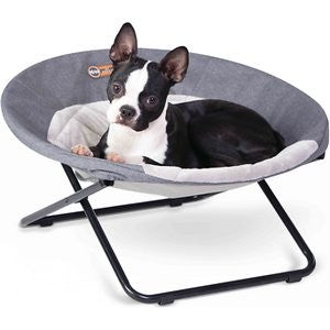 K&H Pet Products Cozy Cot Elevated Dog Bed, Classy Gray, Medium