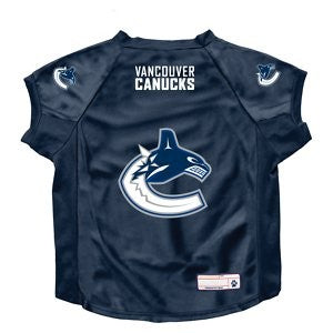 Littlearth NHL Stretch Dog & Cat Jersey, Vancouver Canucks, Big Dog