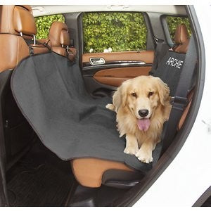 Majestic Pet Personalized Hammock Back Seat Cover, Black