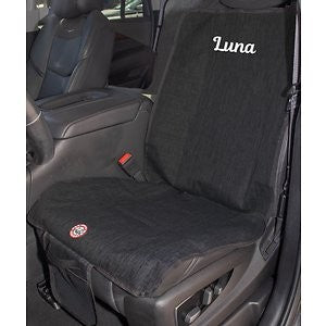 Majestic Pet Personalized Bucket Seat Cover, Black