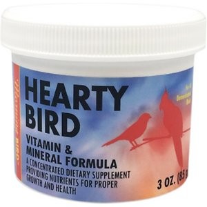 Morning Bird Hearty Bird Vitamin & Mineral Formula Bird Supplement, 3-oz jar