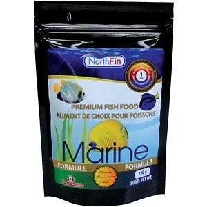 NorthFin Marine Formula 1 mm Sinking Pellets Fish Food, 250-g bag