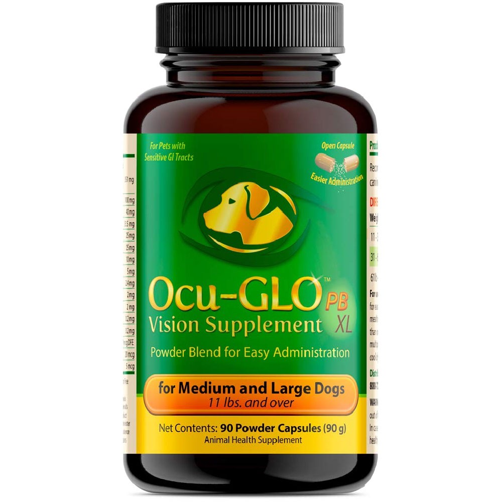 Ocu-Glo Powder Blend XL Medium & Large Dogs (90 Powder Capsules)