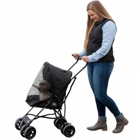 Pet Gear Travel Lite Pet Stroller, Black - Pet Gear TL8150BK