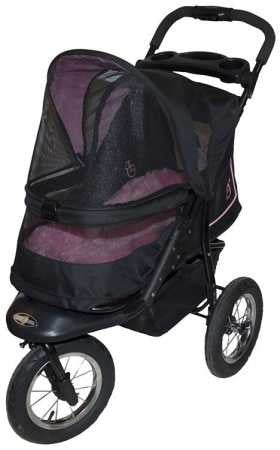 Muttycat NV No-Zip Pet Stroller, Rose - Pet Gear PG8450NVR