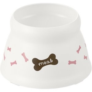 Richell Raised Dog Bowl, Bone, X-Small