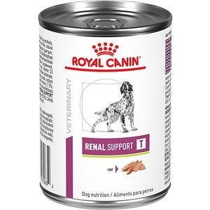 Royal Canin Veterinary Diet Renal Support T Canned Dog Food, 13.5-oz, case of 24