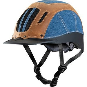 Troxel Sierra Riding Helmet, Denim, Large