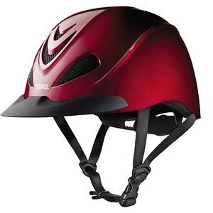 Troxel Liberty Riding Helmet, Ruby, X-Large