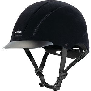 Troxel Capriole Riding Helmet, Velveteen, X-Small