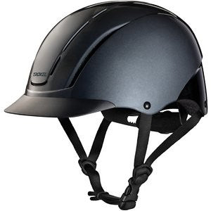 Troxel Spirit Riding Helmet, Smoke, X-Small