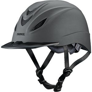 Troxel Interpid Riding Helmet, Slate, Medium