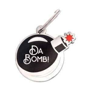 Two Tails Pet Company Personalized Da Bomb! Dog & Cat ID Tag