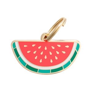 Two Tails Pet Company Personalized Watermelon Dog & Cat ID Tag