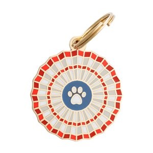 Two Tails Pet Company Personalized Americana Dog & Cat ID Tag