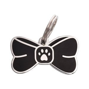 Two Tails Pet Company Personalized Bowtie Dog & Cat ID Tag