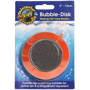 Underwater Treasure Bubble Disk Aquarium Pump, 3-in