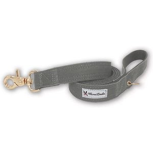 Warren London Fabric Dog Leash, 5-ft, Grey