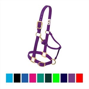 Weaver Leather Original Adjustable Nylon Horse Halter, Purple, Average