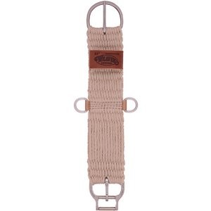 Weaver Leather Mohair Blend 27 Strand Straight Smart Cinch & Roll Snug Horse Cinch Buckle, 26-in