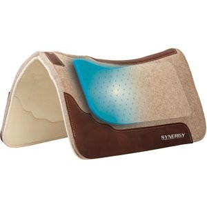 Weaver Leather Synergy Contoured Wool Blend Horse Saddle Pad