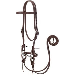 Weaver Leather Working Tack Pony Bridle & Snaffle Mouth Bit