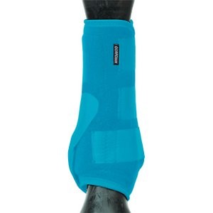 Weaver Leather Synergy Guardian Athletic Front Pair Horse Boots, Turquoise, Large