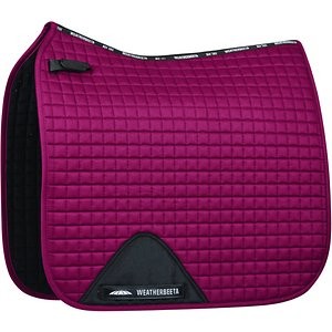 WeatherBeeta Prime Dressage Horse Saddle Pad, Maroon