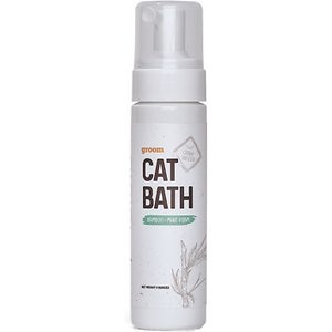 Whisker Litter-Robot Bamboo Mint Cat Bath Foam Wash Spray, 8-oz bottle