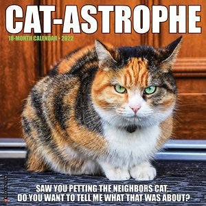 Willow Creek Press Cat-Astrophe 2022 Wall Calendar