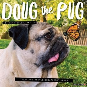 Willow Creek Press Doug the Pug 2022 Wall Calendar